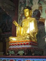 Teaching Buddha / DharmaChakra Buddha, Daeung-jeon, Seonunsa, Korea