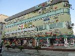 Row of pheasant restaurants, Suambo, Korea