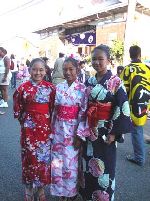 Girls at Bon Odori Japanese Festival, Seattle
