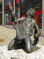 Jimmy Hendrix, sculpture, Seattle