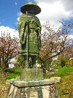 Shinran Shonin statue, Betsuin Buddhist Temple, Seattle