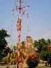 Ritual mast at the cathedral in Kon Tum