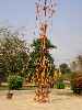 Ritual mast at the cathedral in Kon Tum