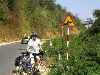 Abrupt road edge sign