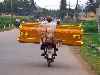 coffin on motorcycle