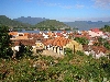 Village on estuary, Vietnam