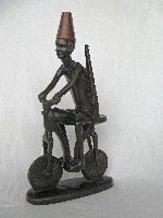 Wood bicycle sculpture from Thika, Kenya