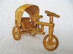 Bamboo rickshaw model from Thailand.